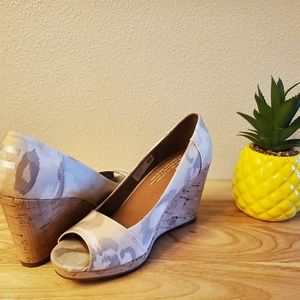 Toms Wedges, W6.5, Leopard